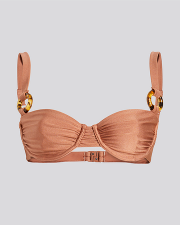 Maia Bikini Top Cocoa