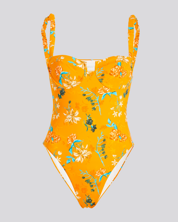 Verona One Piece Tangerine Multi Floral