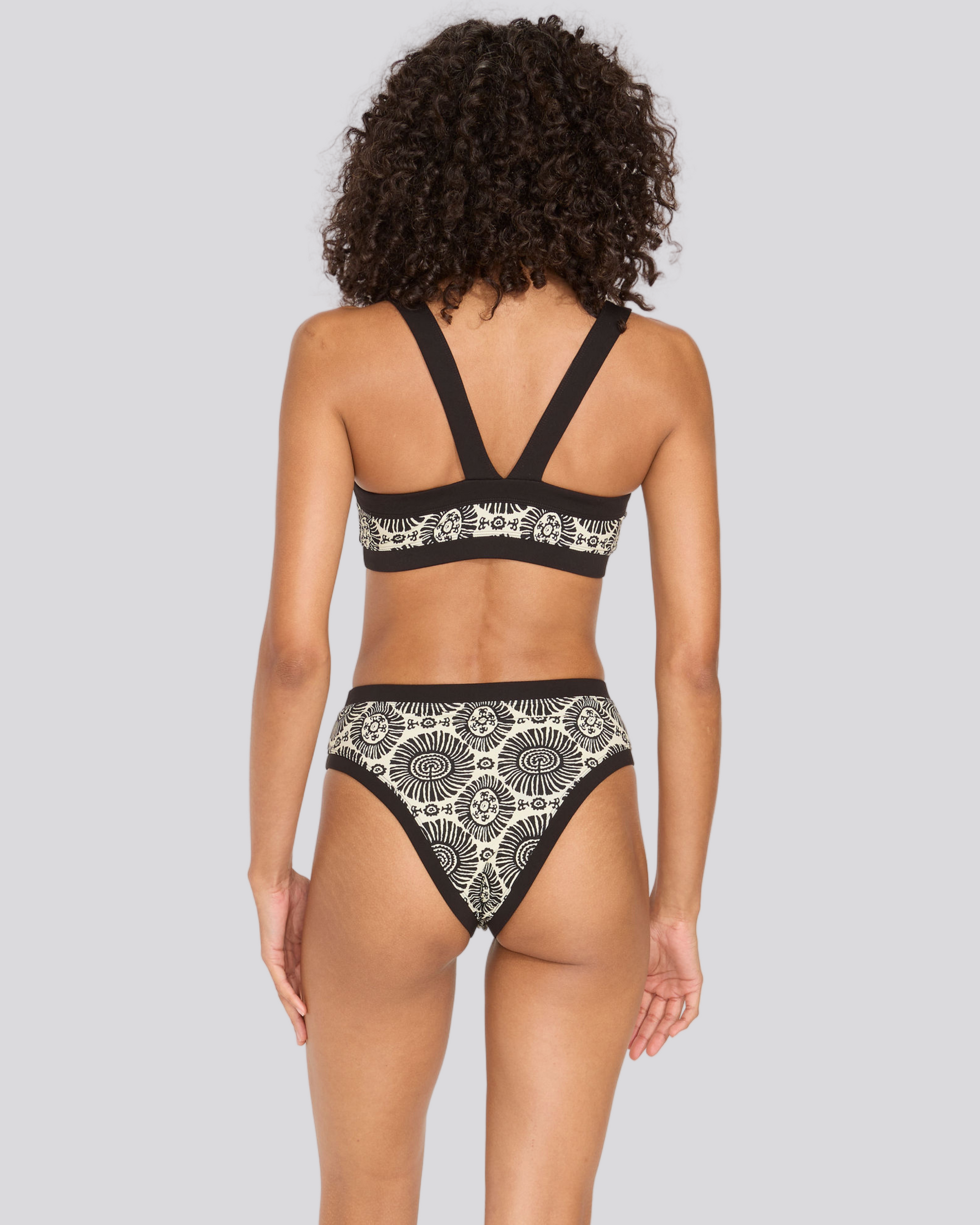 The Scottie Bikini Top - Solid & Striped