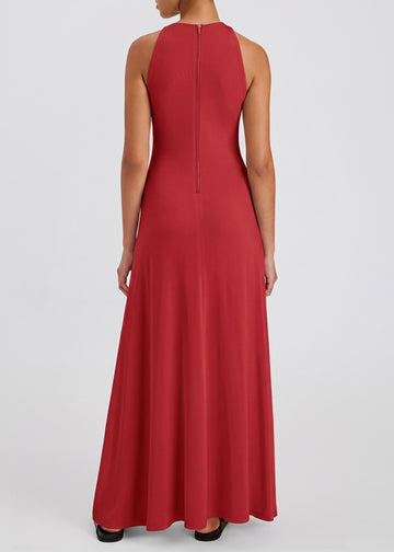 Jonati Dress Enclave Red / Ecru