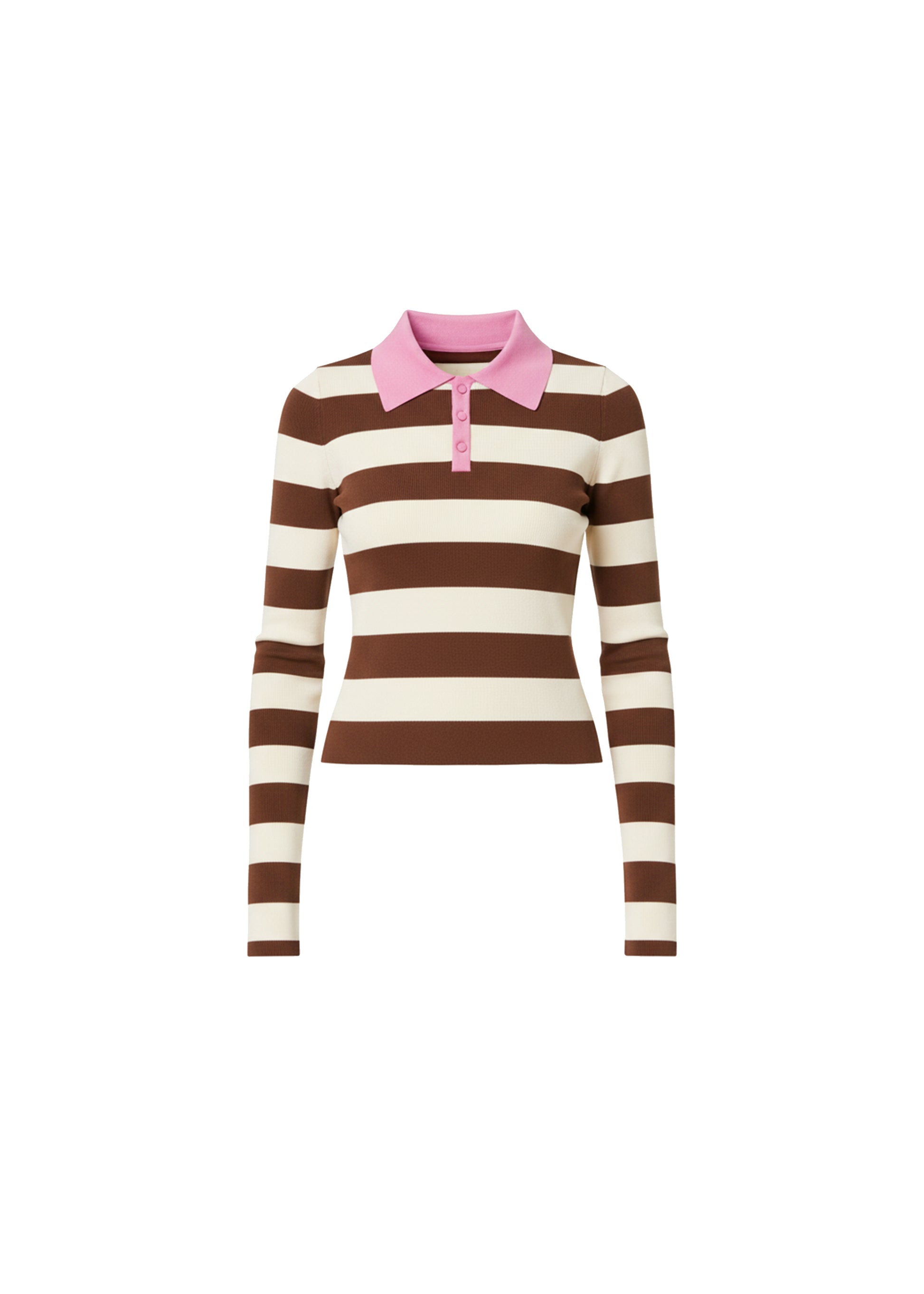 Debra Top Coconut / Bon Bon / Brule - Solid & Striped