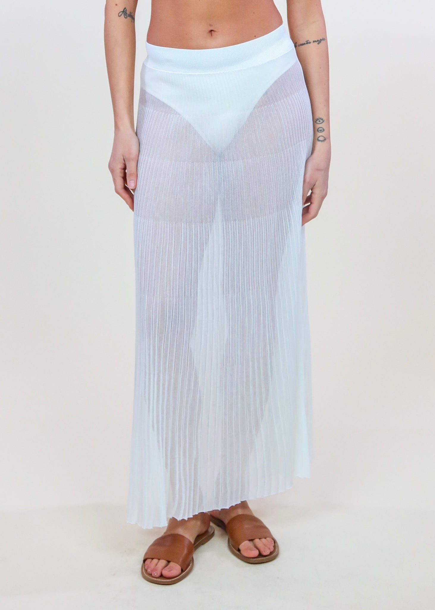 Theresa Skirt Brule - Solid & Striped