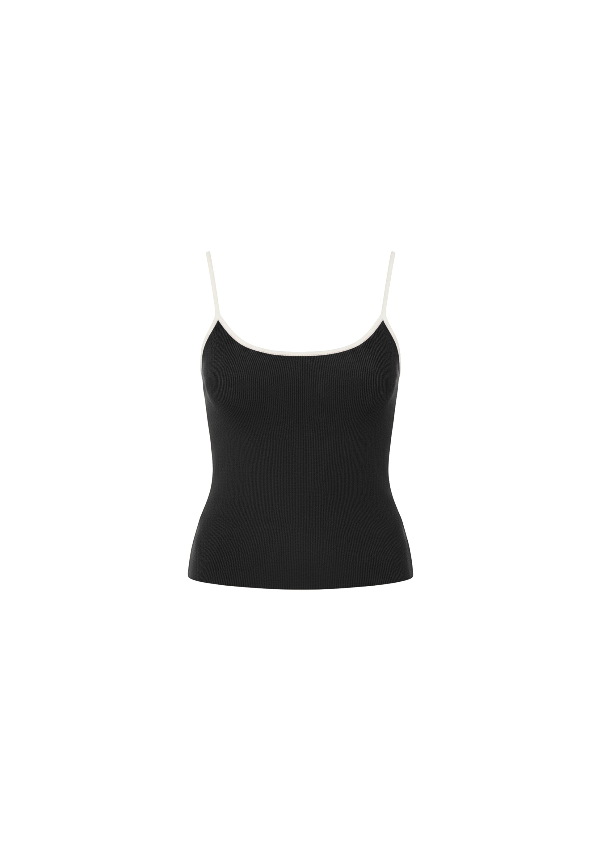 Selena Tank Noir / Brule - Solid & Striped