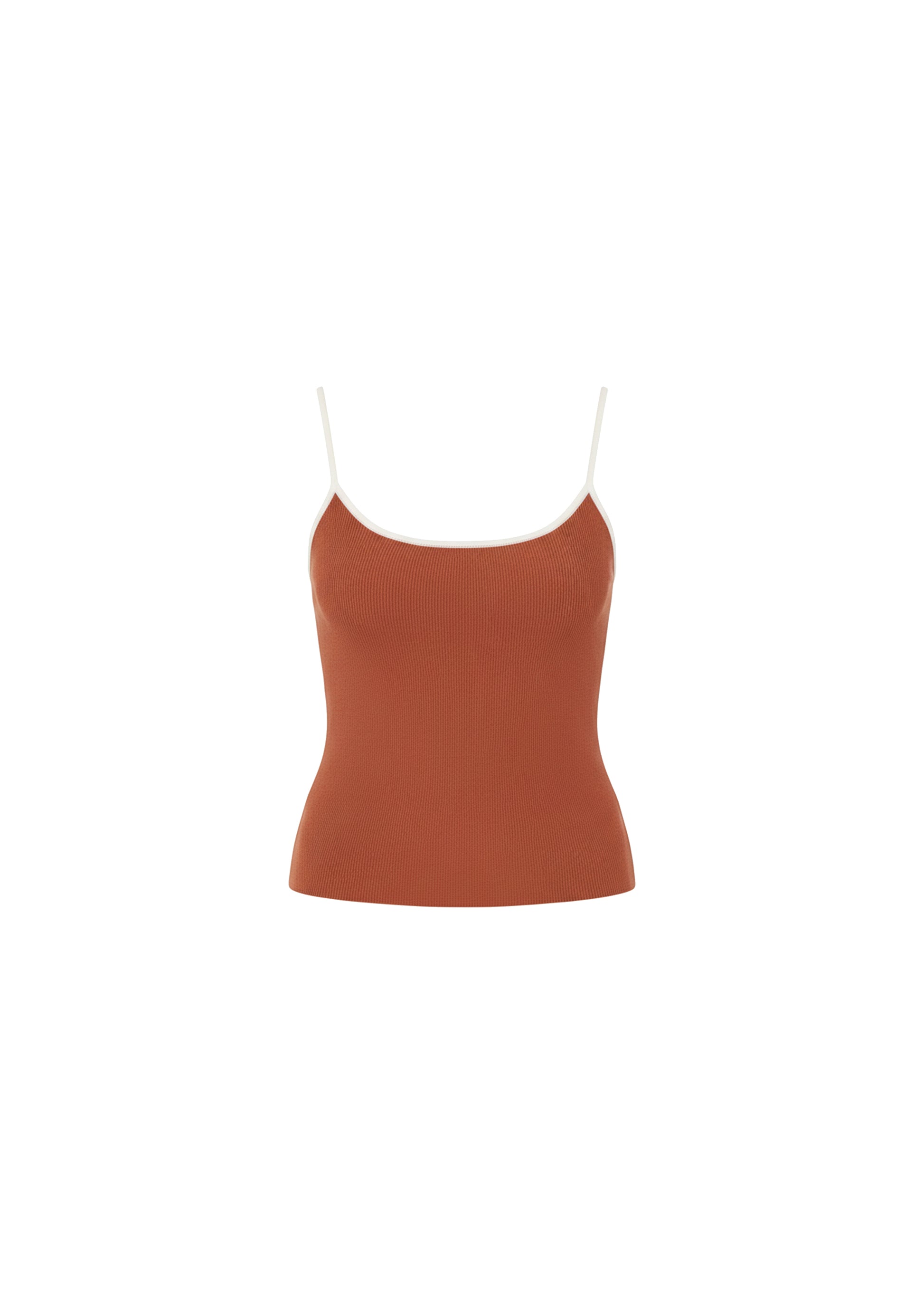 Selena Tank Spice / Brule - Solid & Striped