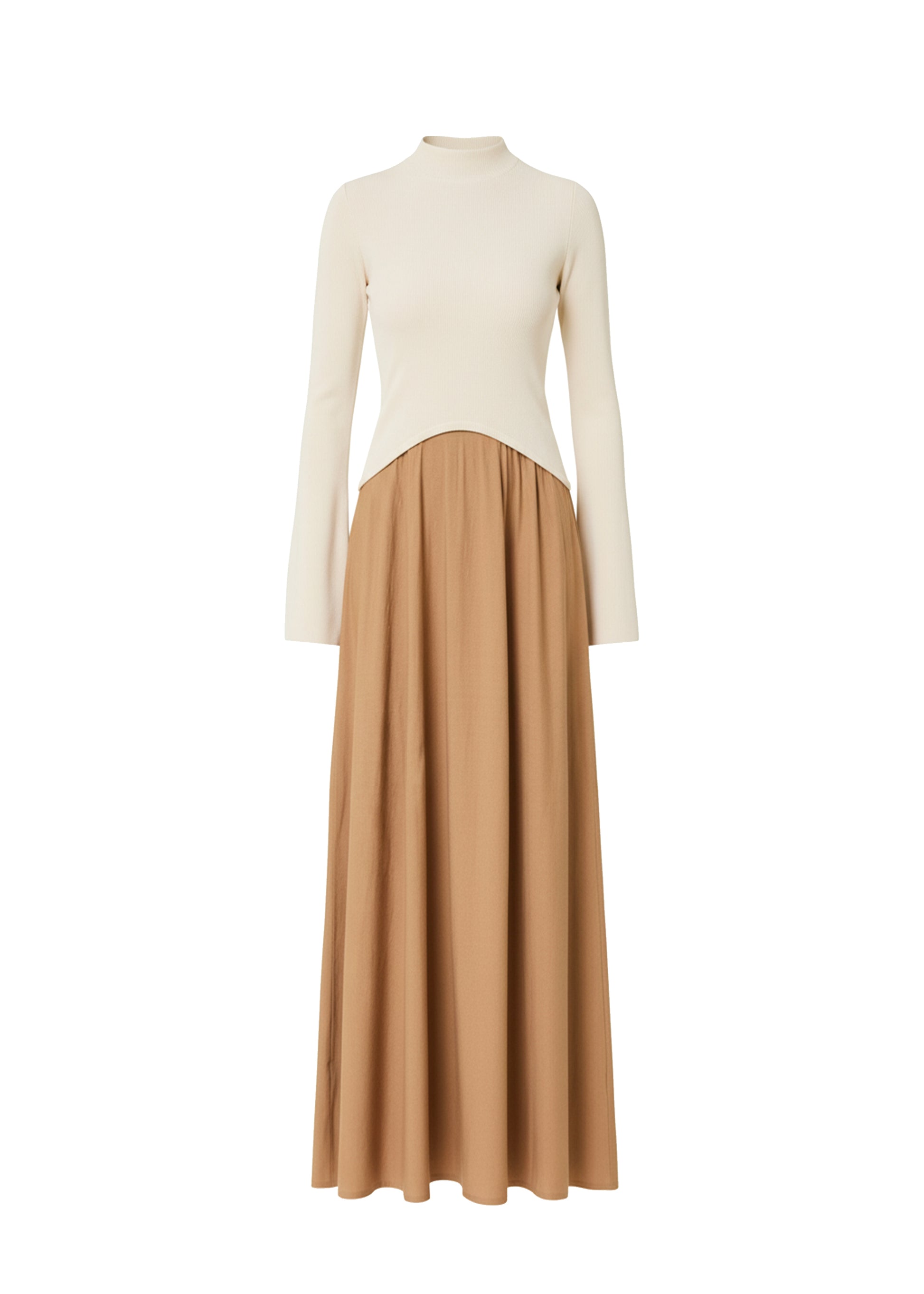 Soglio Dress Camel / Brule - Solid & Striped
