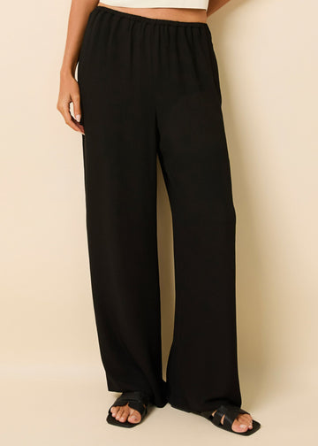 Monaco Drape Pant Noir