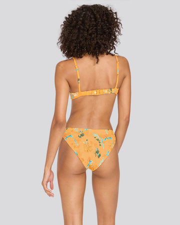 Arlo Bikini Bottom Tangerine Multi Floral