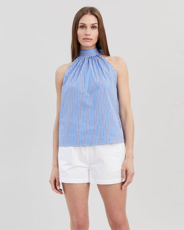 The Barbara Halter Top - Solid & Striped