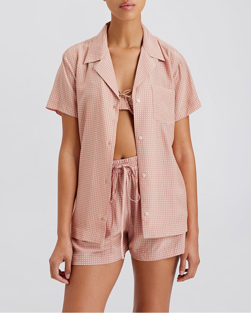 Dahlia Top Baby Polkadot Taupe