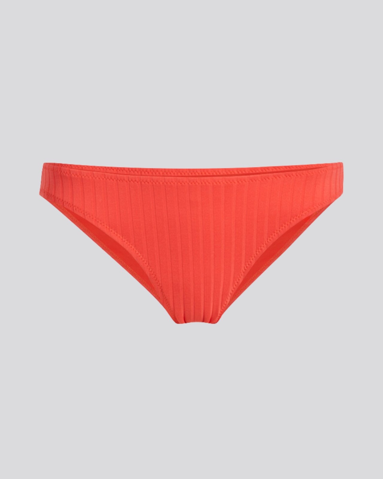 The Elle Ribbed Bikini Bottom - Solid & Striped