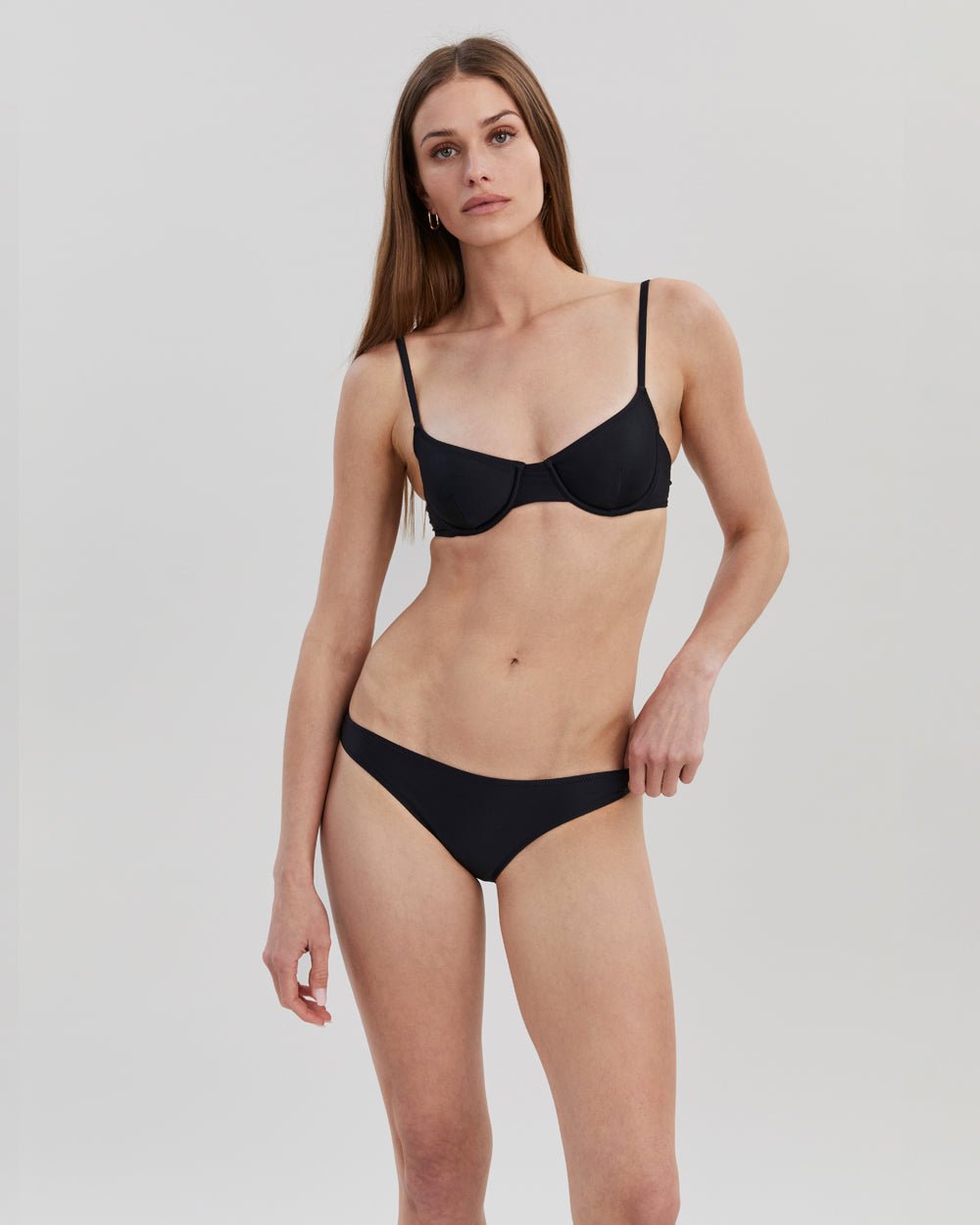 The Eva Bikini Top - Solid & Striped