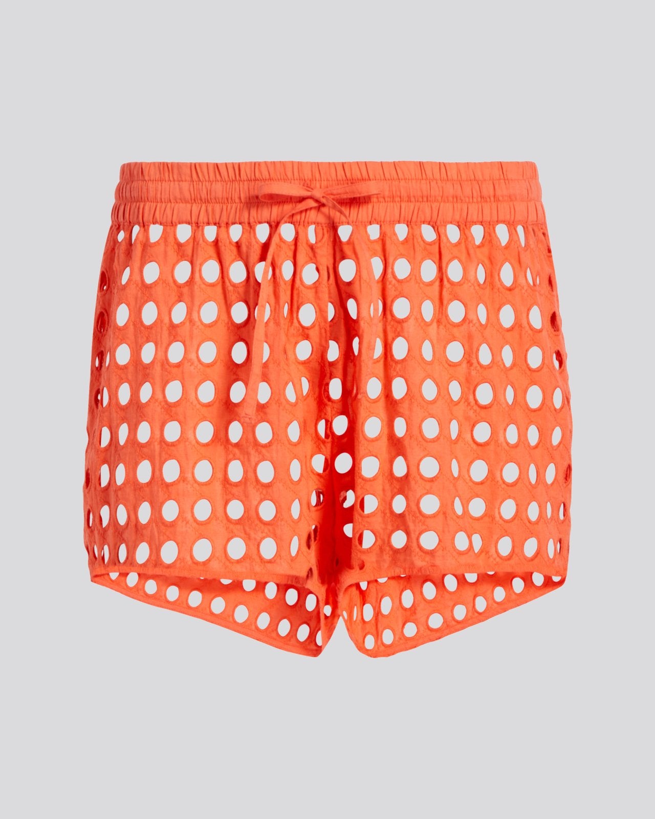 ★GLOWNY★ PROVINCE EYELET SHORTS (CHOCOLATE) PROVINCE EYELET SHORTS – Glowny
