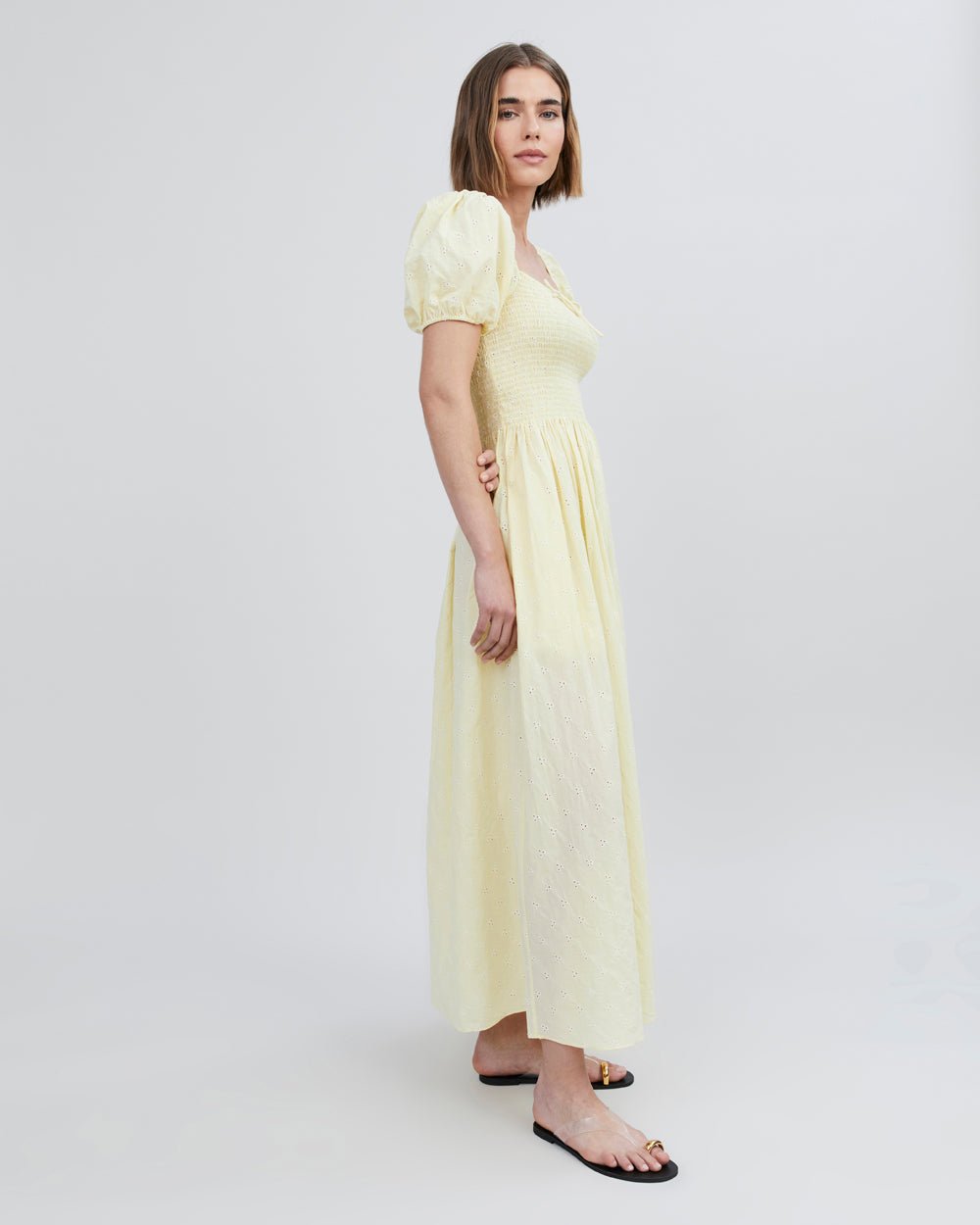 The Eyelet Corrina Dress - Solid & Striped