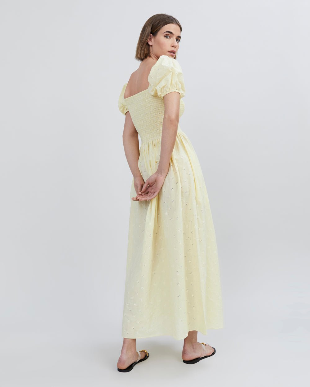 The Eyelet Corrina Dress - Solid & Striped