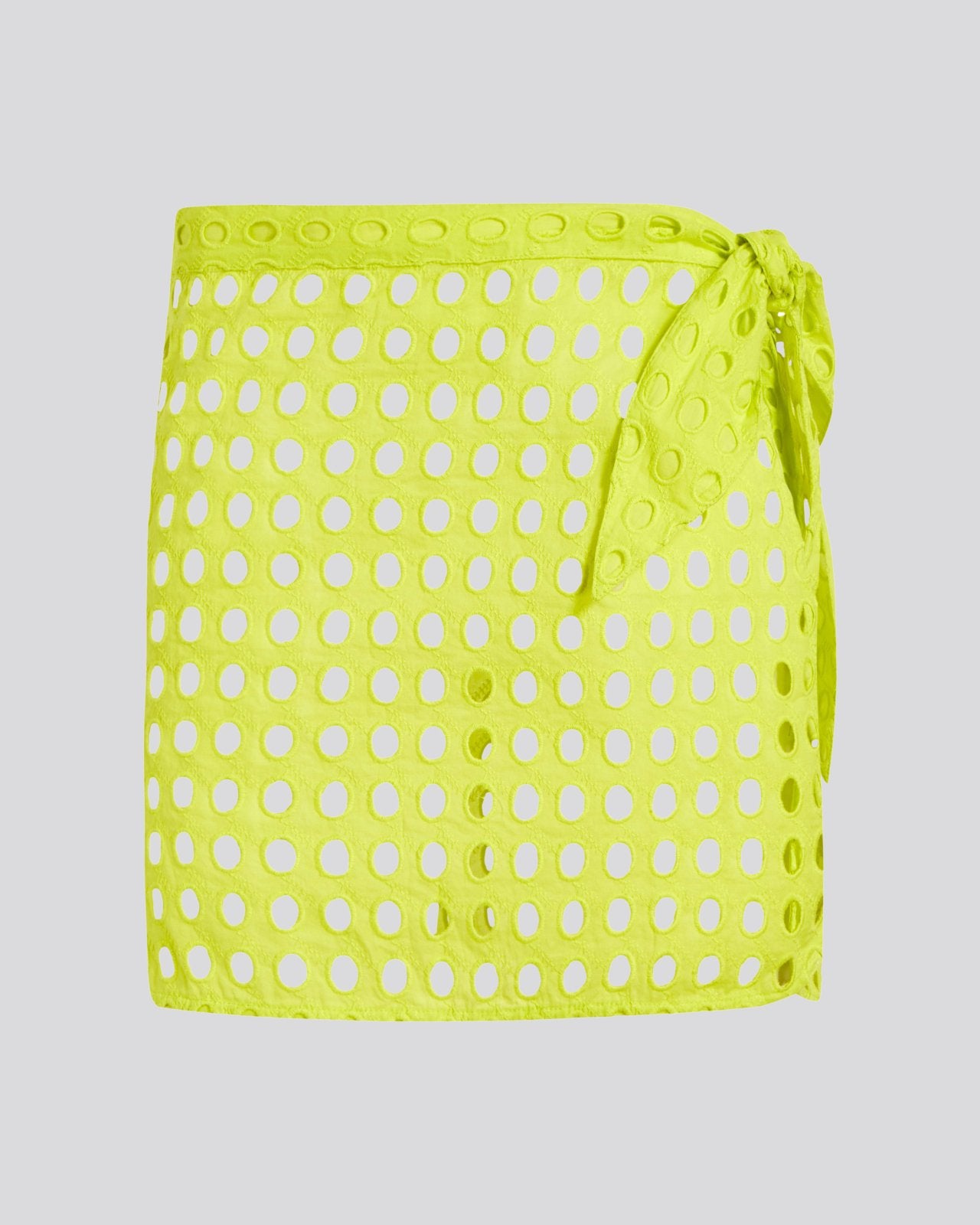 The Eyelet Mini Wrap Pareo - Solid & Striped