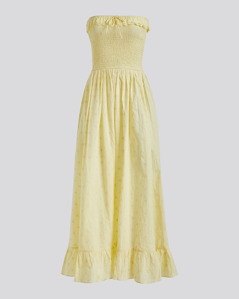 The Nicole Dress in Butter Yellow | Solid & Striped