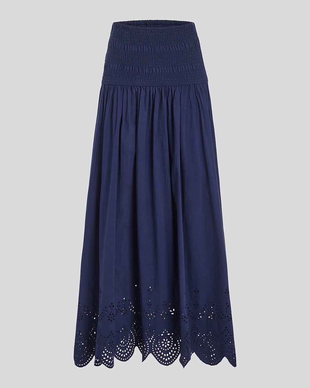 The Eyelet Zaria Skirt - Solid & Striped