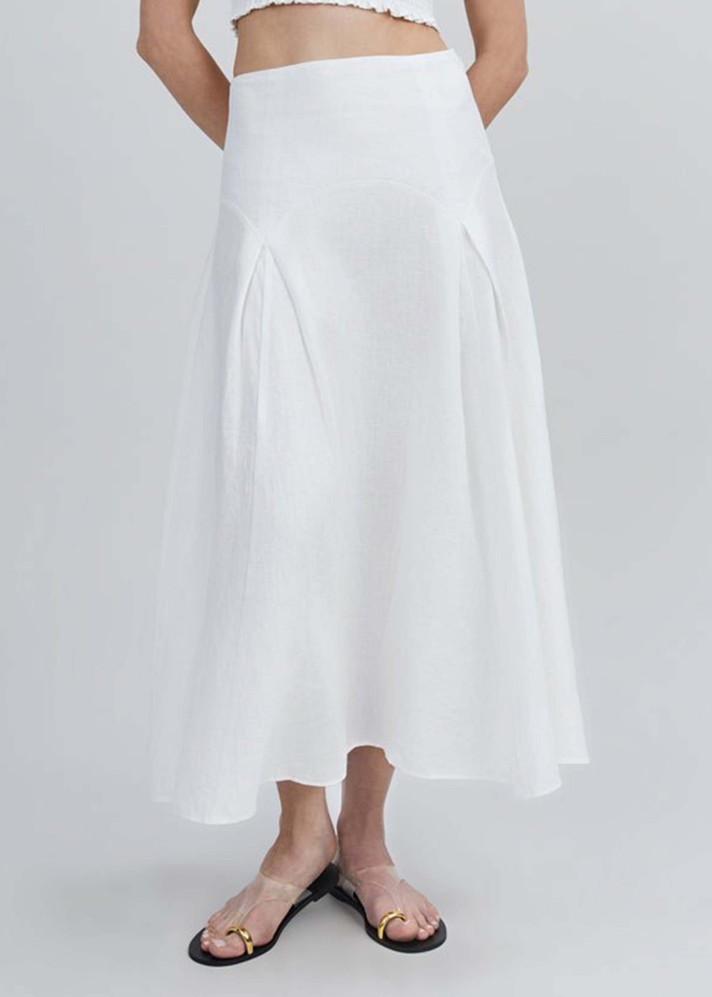 Gael Skirt Optic White