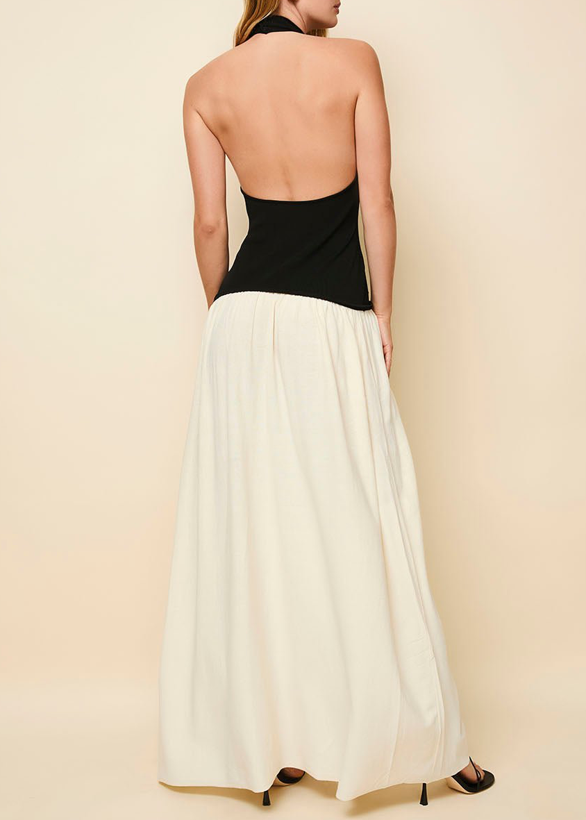 solid and striped halter dress Solid & Striped Halter Soglio Dress by Solid & Striped