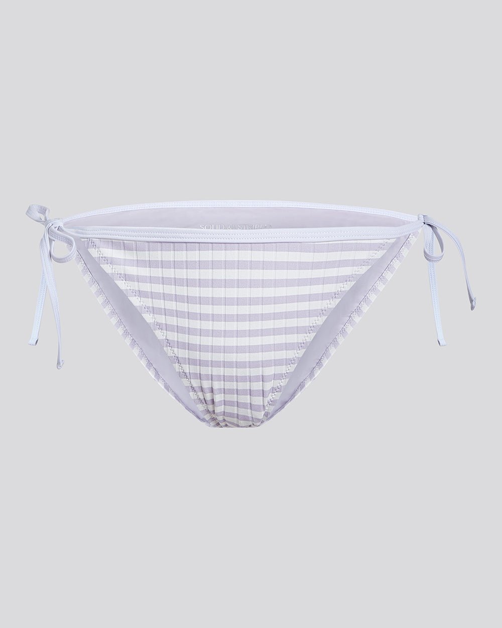 The Iris Ribbed Bikini Bottom - Solid & Striped