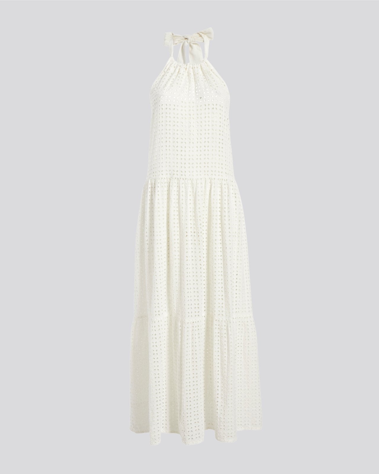 Kai Dress Leaf Eyelet - Solid & Striped