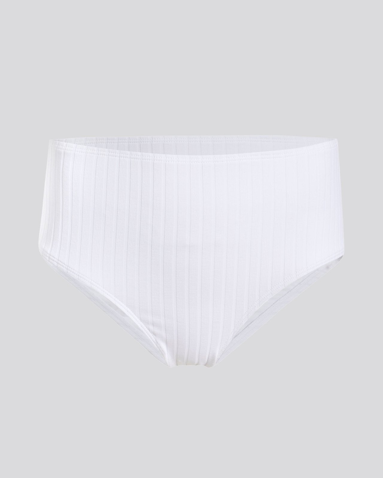 The Lilo Ribbed Bikini Bottom - Solid & Striped