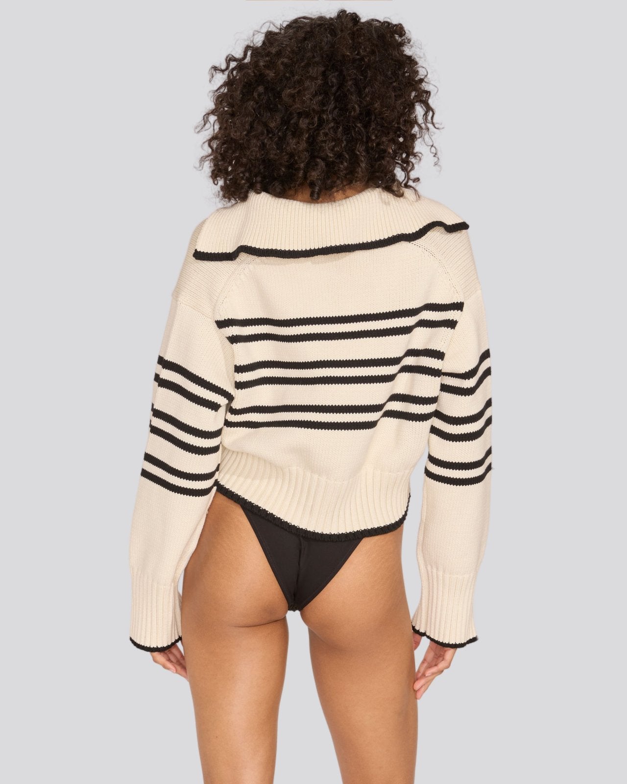The Lola Pullover - Solid & Striped