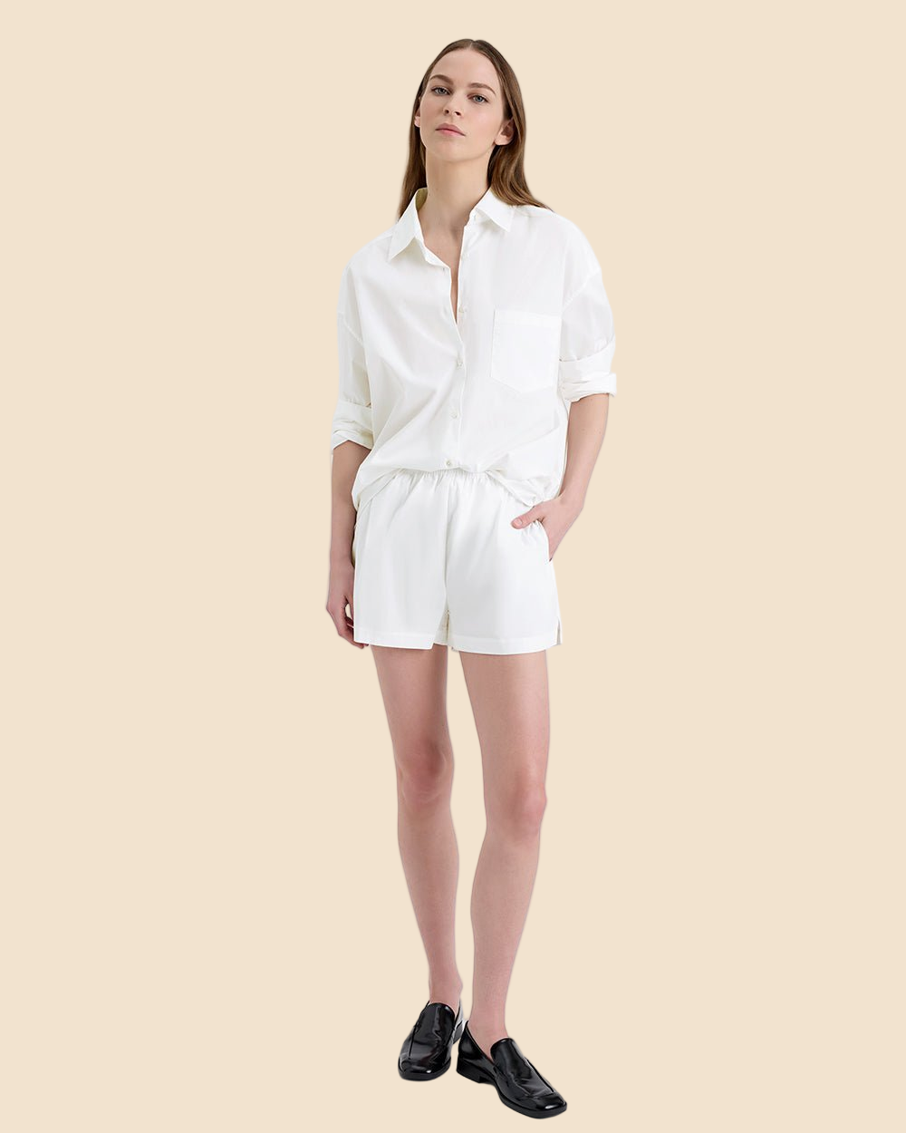 Loretto Short Optic White