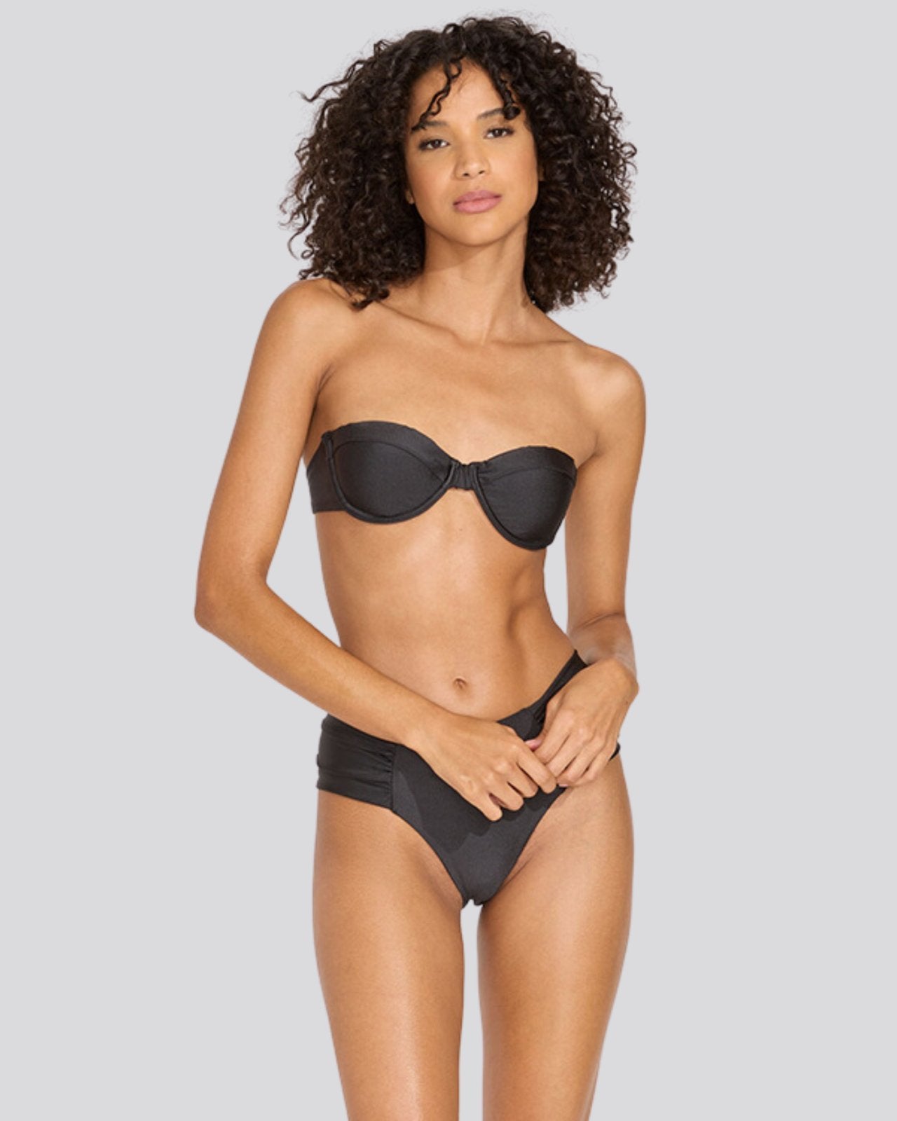 The Maisie Bikini Bottom - Solid & Striped