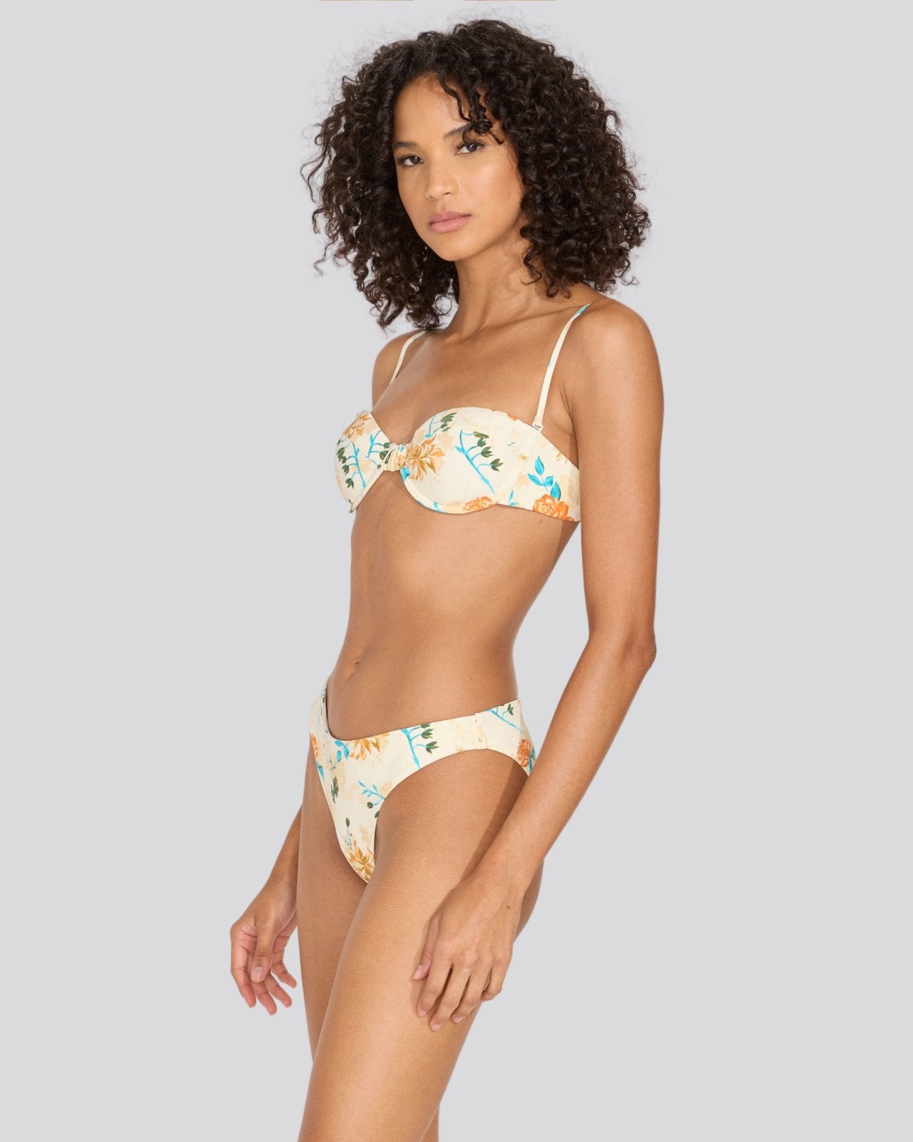 The Maisie Bikini Top - Solid & Striped