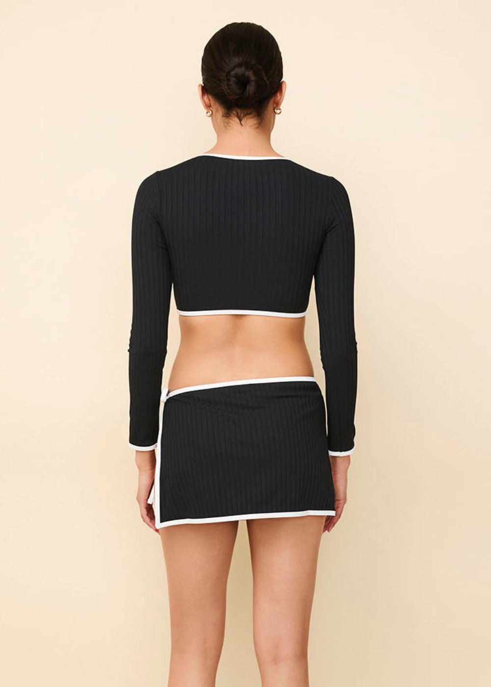 The Nola Ribbed Rashguard - Solid & Striped