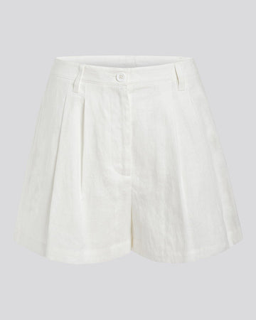 Oceane Linen Short Optic White