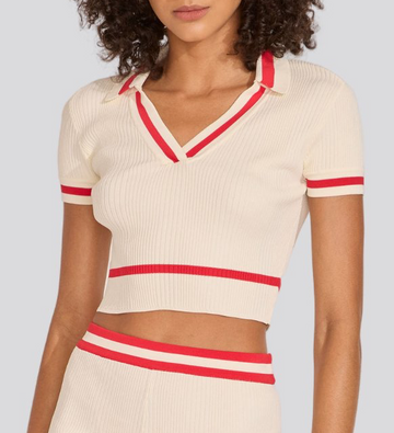 Ronnie Top Brule/Lipstick Red