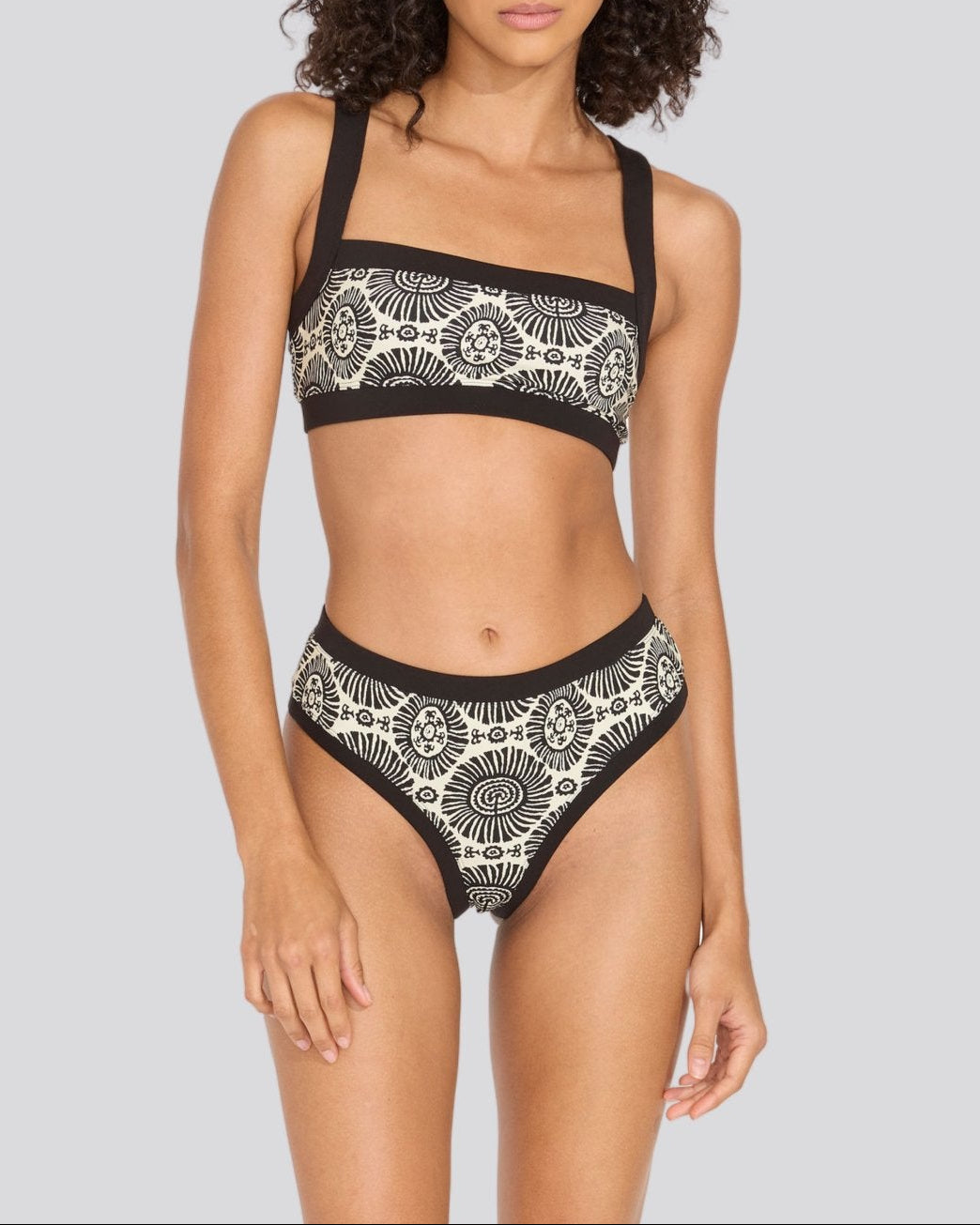 The Scottie Bikini Top - Solid & Striped