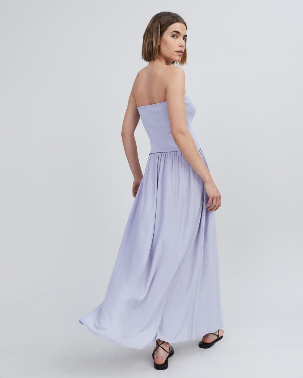 The Strapless Soglio Dress - Solid & Striped