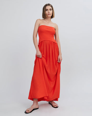 The Strapless Soglio Dress