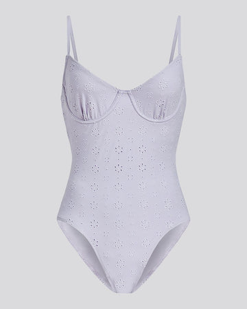 Taylor Eyelet One Piece Lilac Pastel