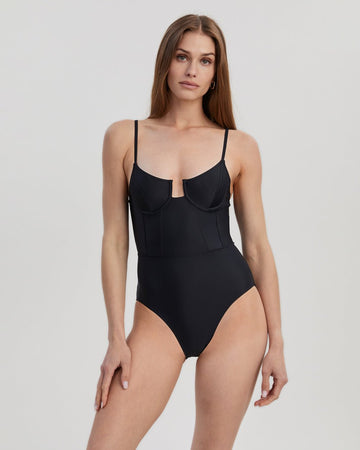The Veronica One Piece - Solid & Striped