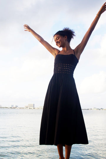 The Amelia Eyelet Dress