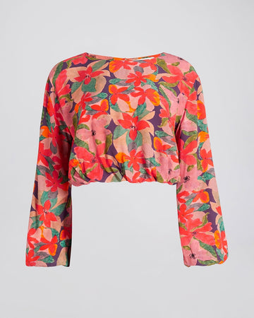 Ashling Top Flora Print