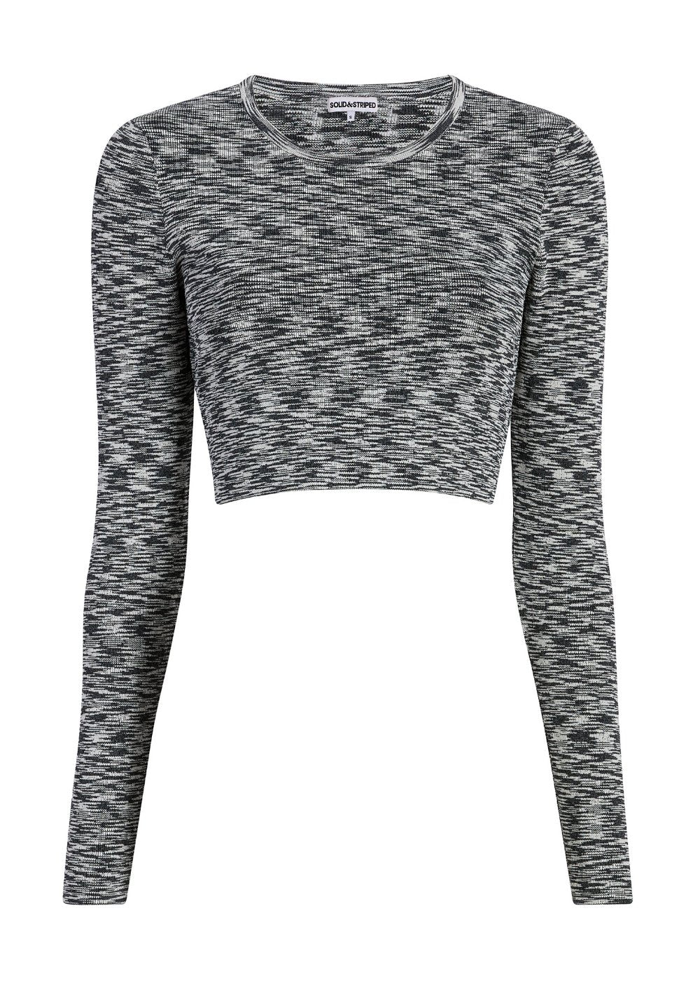The Cara Long Sleeve Top - Solid & Striped