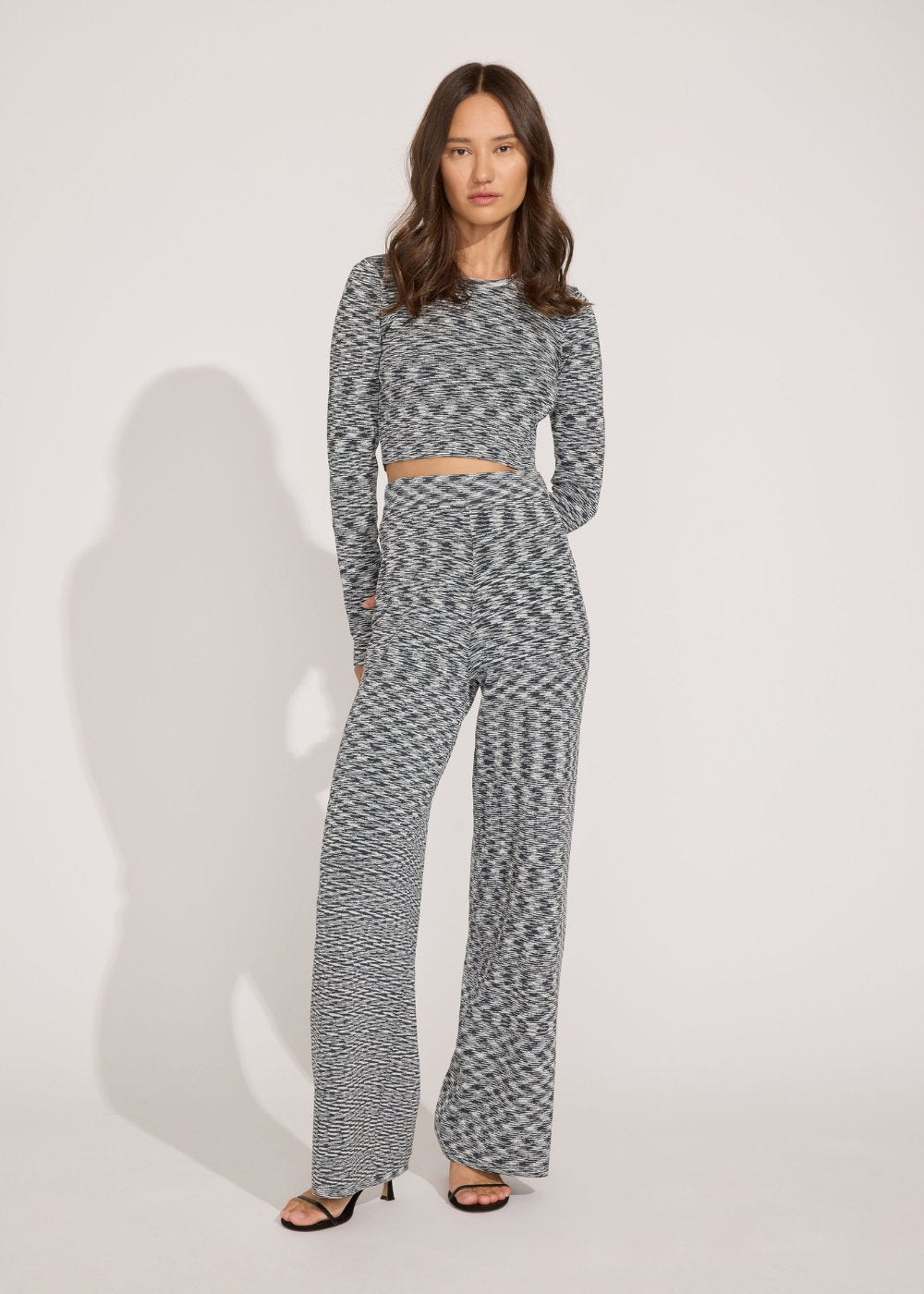 The Cara Long Sleeve Top - Solid & Striped