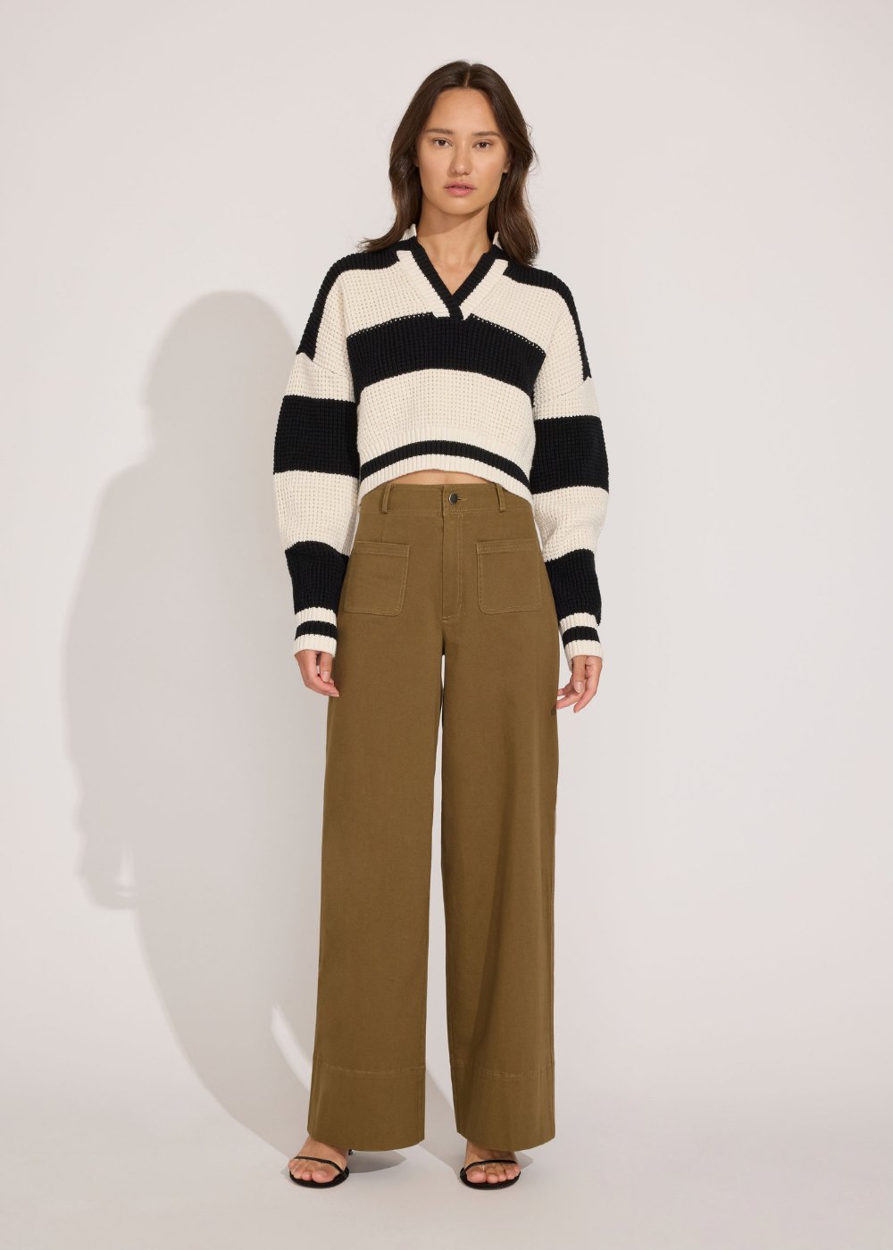 The Cass Pullover - Solid & Striped