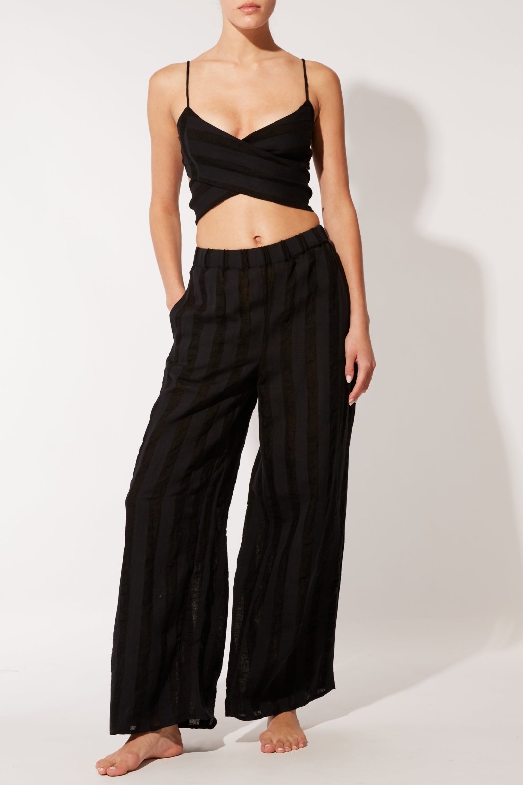 The Delaney Pant - Solid & Striped