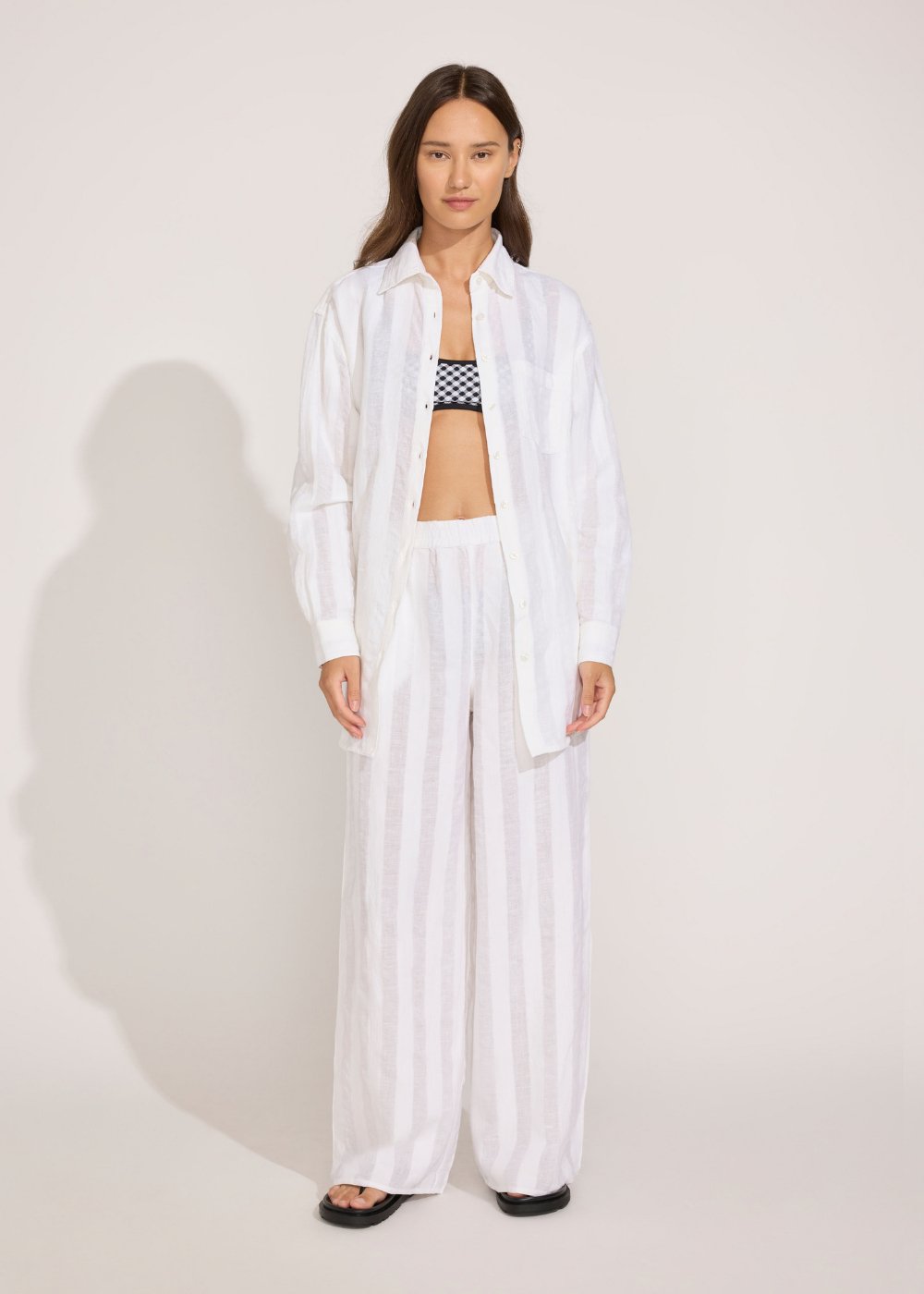 The Delaney Pant - Solid & Striped