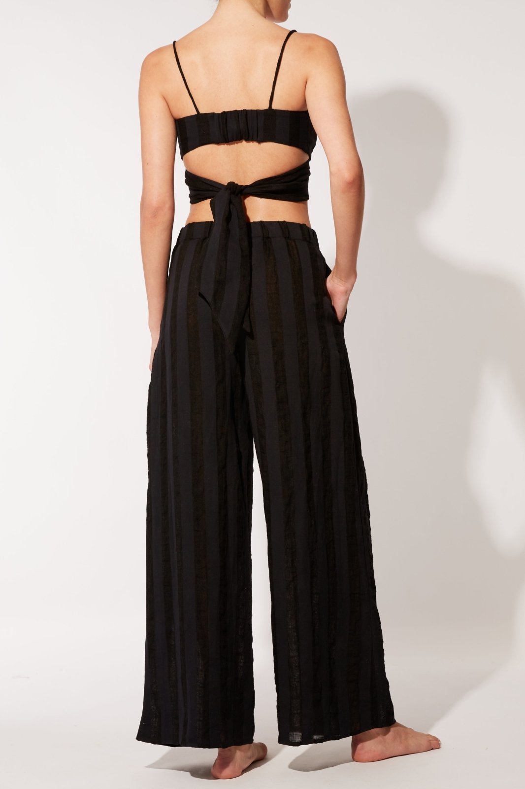 The Delaney Pant - Solid & Striped