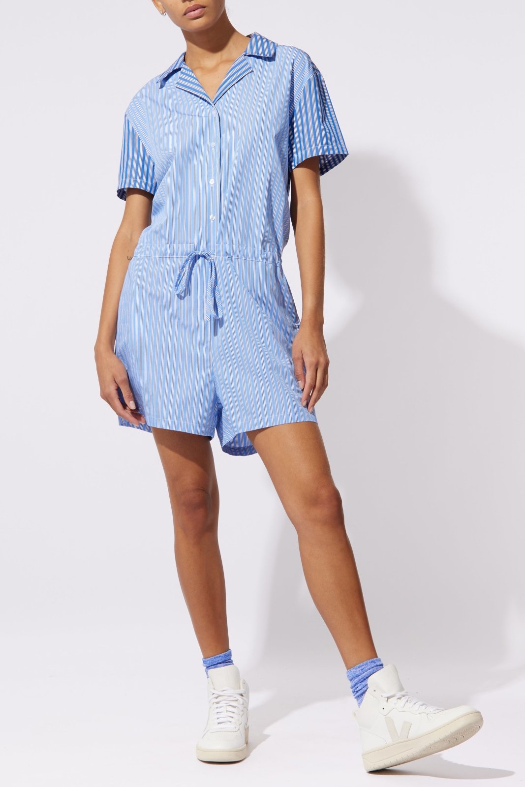 The Estelle Romper - Solid & Striped