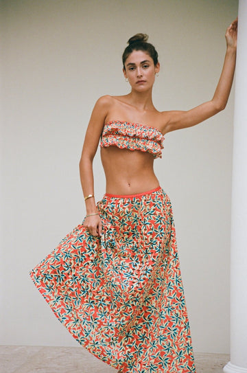 The Brie Eyelet Maxi Skirt