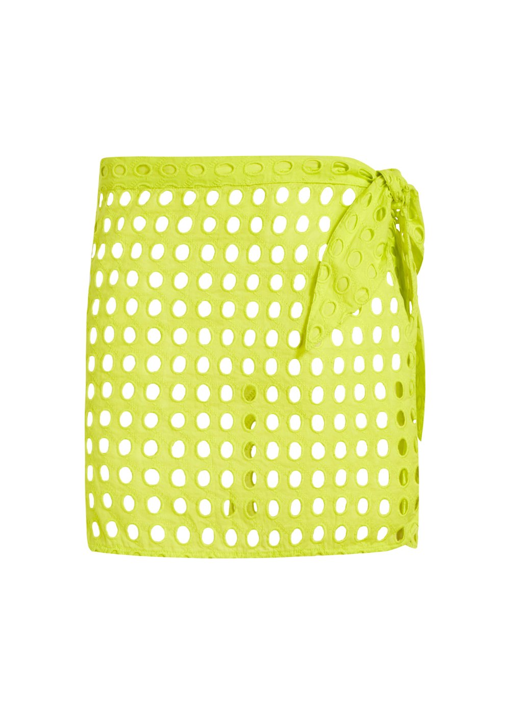 The Eyelet Mini Wrap Pareo - Solid & Striped