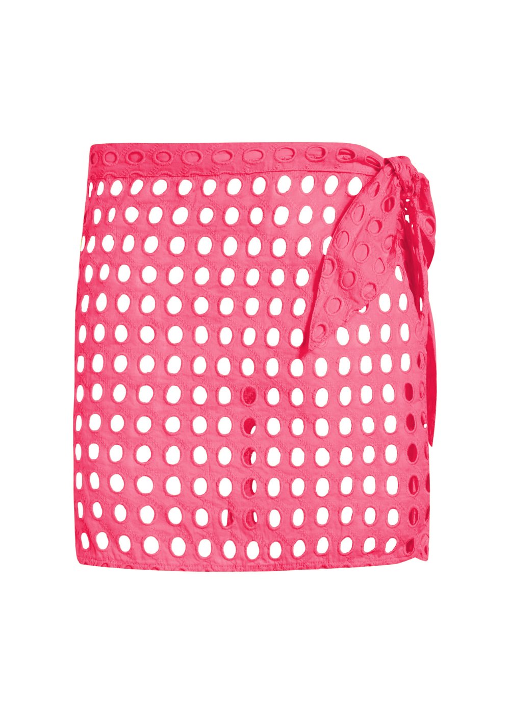 The Eyelet Mini Wrap Pareo - Solid & Striped